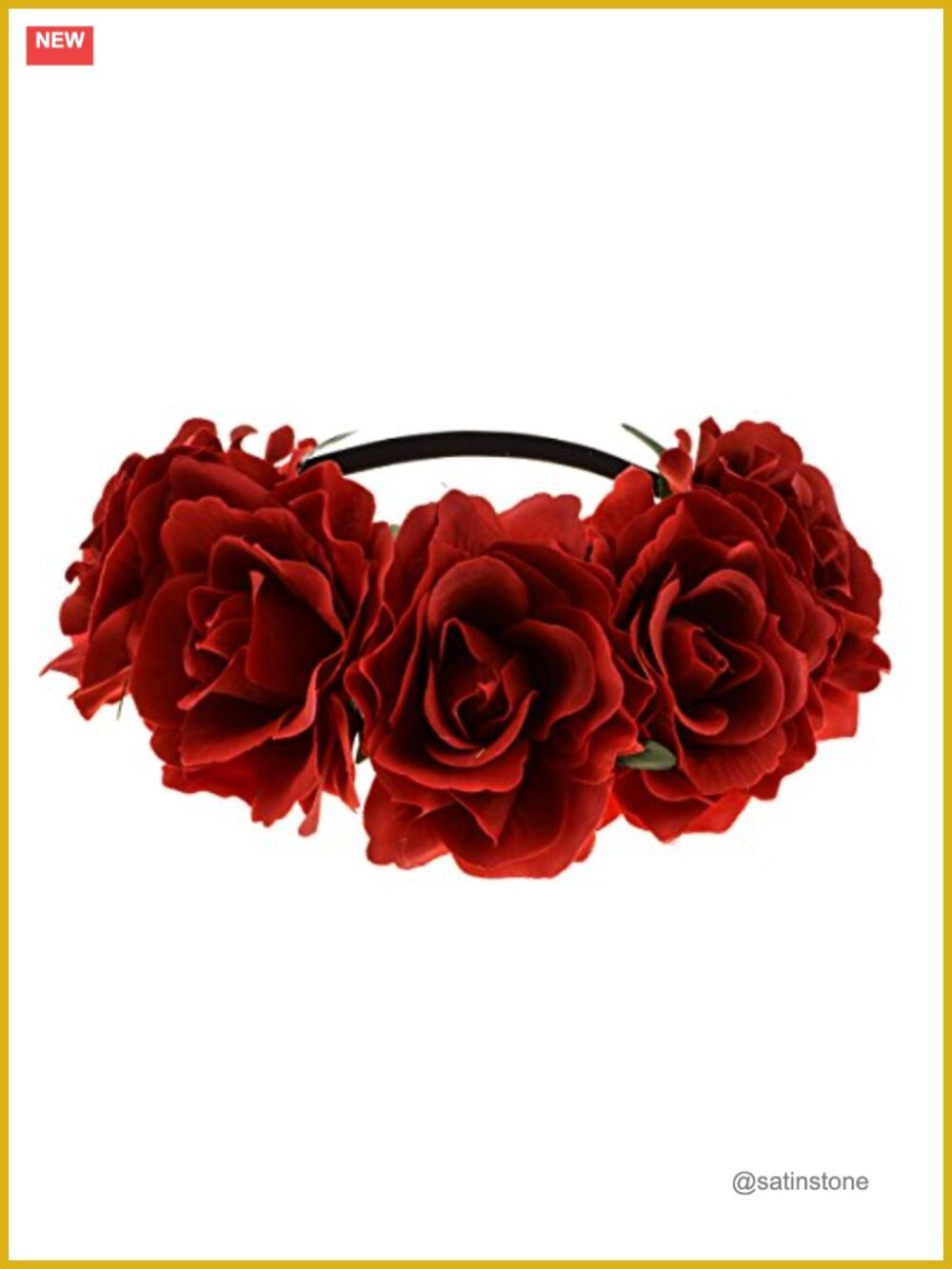 Floral Crown Garland Headband Wedding Festival Hair Accessory